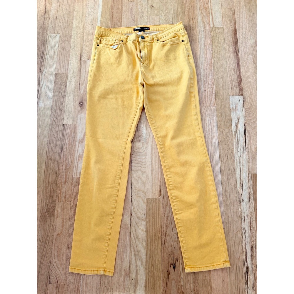 BDG Urban Outfitters Mustard Yellow Orange Cigarette High Rise Slim Jeans 30x30